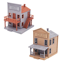 Cargar imagen en el visor de la galería, Old West Shop/House Set (2-story) 1:87 HO Scale