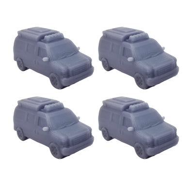 Emergency Medic Ambulance Type I 4 pcs 1:220 Z Scale