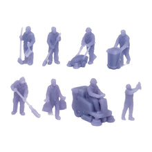 Load image into Gallery viewer, Sanitation Worker/ Street Cleaner Figure Set 1:160 N Scale