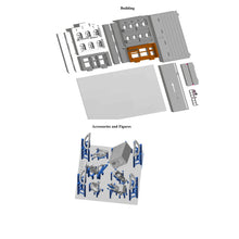 Load image into Gallery viewer, CB102B Streetside Shop(3-story) Diorama Set 1:64 S Scale