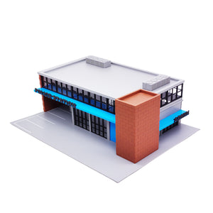 Modern Style Police Dept Station 1:87 HO Scale