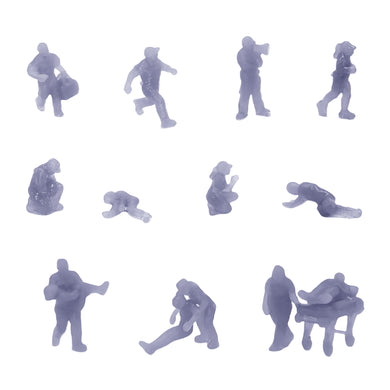 First Aid Paramedic Figure Set 1:220 Z Scale