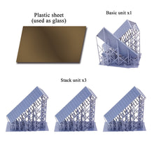 Cargar imagen en el visor de la galería, Modern 4-story Commercial Building Shop/Mall 1:160 N Scale