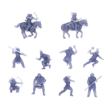 画像をギャラリービューアに読み込む, Native American Indian Figure Set (Combat) 1:160 N Scale