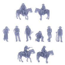 Load image into Gallery viewer, Old West Cowboy Figure Set 1:160 N Scale