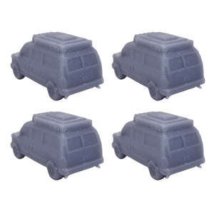 Emergency Medic Ambulance Type I 4 pcs 1:160 N Scale
