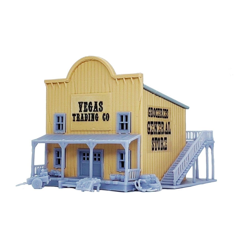 Old West Trading Post/General Store Building 1:220 Z Scale