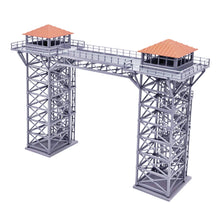 画像をギャラリービューアに読み込む, Industrial Twin Watchtower(tall) with Bridge 1:87 HO Scale