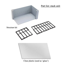 画像をギャラリービューアに読み込む, Modern Commercial Box Building Corner Stackable 1:64 S Scale