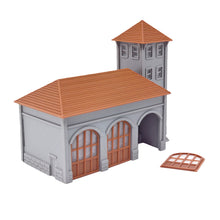 Load image into Gallery viewer, Classic Fire Station 1:160 N Scale
