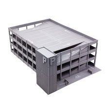 Laden Sie das Bild in den Galerie-Viewer, 4-Story Car Parking Building 1:87 HO Scale