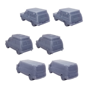 Emergency Medic Ambulance Mixed Set 1:220 Z Scale