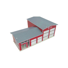 Cargar imagen en el visor de la galería, Outland Models Railway Scenery Bus Garage &amp; Maintenance Shed 1:160 N Scale