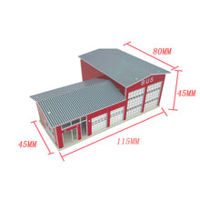 Cargar imagen en el visor de la galería, Outland Models Railway Scenery Bus Garage &amp; Maintenance Shed 1:160 N Scale