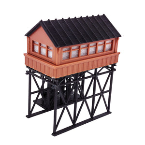 Railway Station Overhead Signal Box / Tower Z Scale