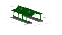 Load image into Gallery viewer, Classic Passenger Platform - side 1:160 N Scale