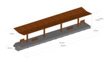 Load image into Gallery viewer, Classic Passenger Platform - island/centre 1:87 HO Scale