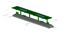 Load image into Gallery viewer, Classic Passenger Platform - side 1:87 HO Scale
