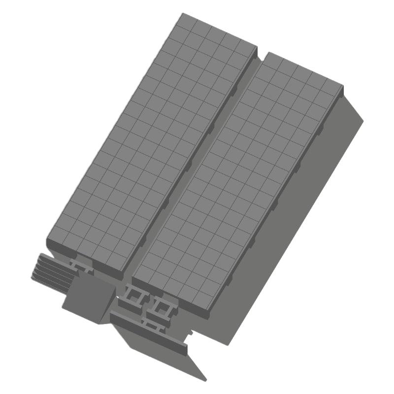 Classic Passenger Platform - basic 1:87 HO Scale – Outland Models