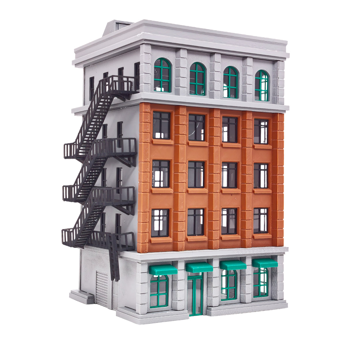 Downtown Classic Hotel Stackable 1:87 HO Scale – Outland Models