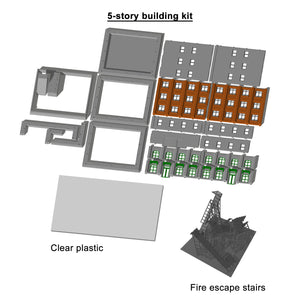 Downtown Classic Hotel Stackable 1:87 HO Scale