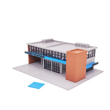 将图片加载到图库查看器，Modern Style Police Dept Station 1:87 HO Scale