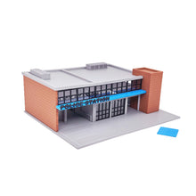 将图片加载到图库查看器，Modern Style Police Dept Station 1:87 HO Scale