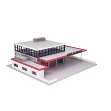 将图片加载到图库查看器，Modern Style Fire Dept Station 1:64 S Scale