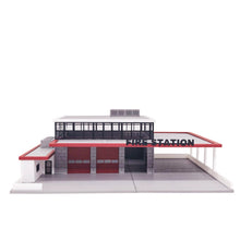 将图片加载到图库查看器，Modern Style Fire Dept Station 1:64 S Scale