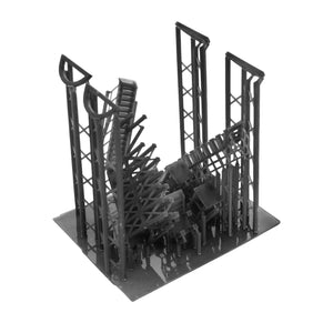 Industrial Platform & Stairs Set 1:160 N Scale Outland Models Railroad Scenery