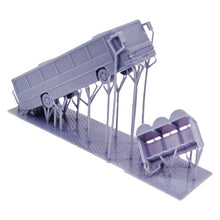 Load image into Gallery viewer, Modern Bus and Shed Set 1:87 HO Scale