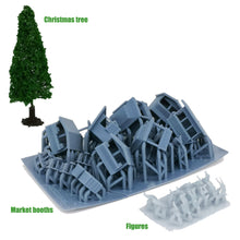 Load image into Gallery viewer, Christmas Market and Figure Set 1:220 Z Scale