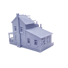 将图片加载到图库查看器，Damaged Country House 1:87 HO Scale