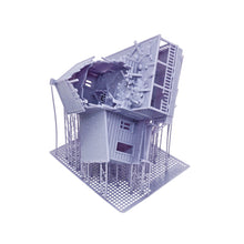 将图片加载到图库查看器，Damaged Country House 1:87 HO Scale