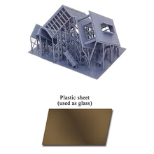 Cargar imagen en el visor de la galería, Modern Style 2-Story Full Glass Box Shop 1:160 N Scale