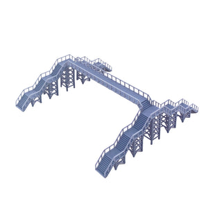 Overhead Footbridge (Standard-2 Stairs/Extended-4 Stairs) Z Scale 1:220