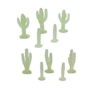 Desert Plant Cactus Set 2 types total 8 pcs 1:87 HO Scale
