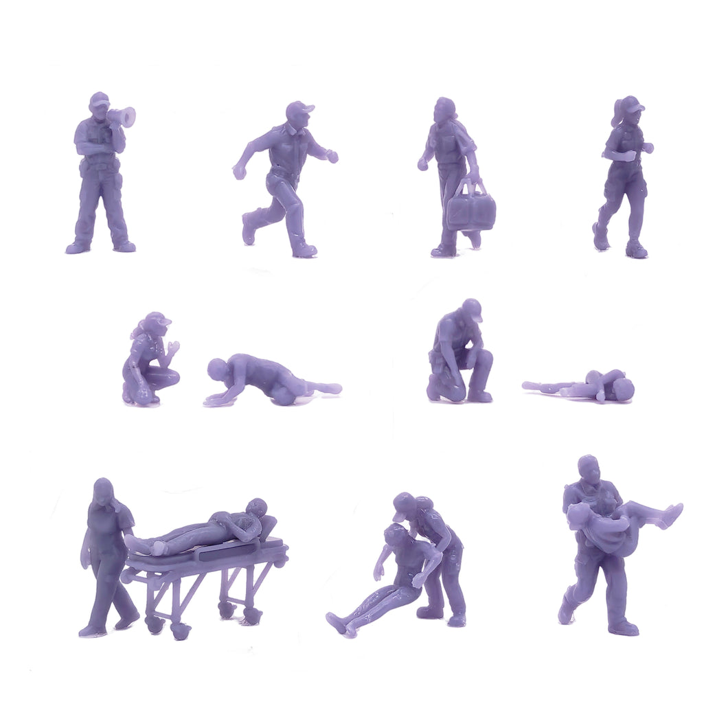 First Aid Paramedic Figure Set 1:64 S Scale