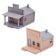 Cargar imagen en el visor de la galería, Old West Shop/House Set A (1-story) 1:64 S Scale