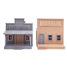 Cargar imagen en el visor de la galería, Old West Shop/House Set A (1-story) 1:64 S Scale