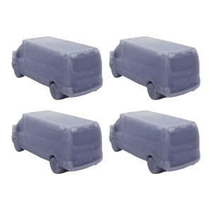 Emergency Medic Ambulance Type II 4 pcs 1:160 N Scale
