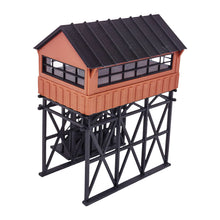 将图片加载到图库查看器，Station Overhead Signal Box / Tower 1:87 HO Scale