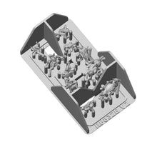 画像をギャラリービューアに読み込む, Native American Indian Figure Set (Combat) 1:220 Z Scale