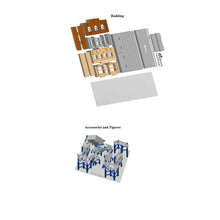 Charger l'image dans la galerie, CB102A Streetside Shop(2-story) Diorama Set 1:64 S Scale
