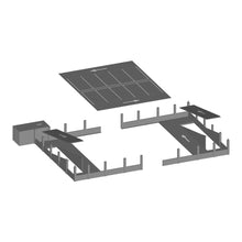 将图片加载到图库查看器，4-Story Car Parking Building 1:87 HO Scale