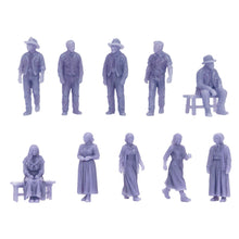 Load image into Gallery viewer, Old West People Figure Set(Idle) 1:64 S Scale