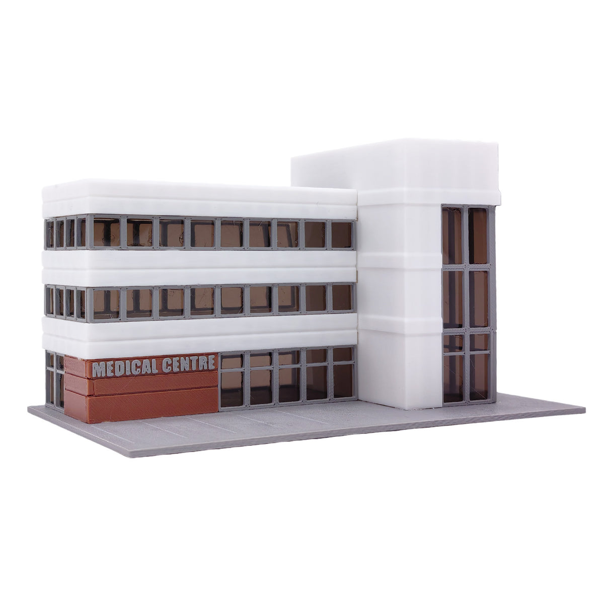 Modern Medical Centre/Clinic 1:160 N Scale – Outland Models