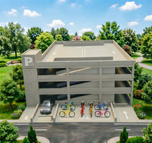 Load image into Gallery viewer, Multi-level Car Parking Building Stackable 1:87 HO Scale