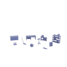 Load image into Gallery viewer, Garage Tools &amp; Equipments Accessory Set 1:64 S Scale