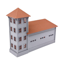 Load image into Gallery viewer, Classic Fire Station 1:87 HO Scale